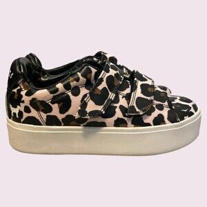 GOATS Sneakers THE 305 W Leopard Print Platform Sneaker SZ 13 EUC